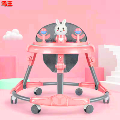 Silent Wheel Can Sit and Push Baby Gliding Walker Baby Walker Anti-Rollover Children's Walkers