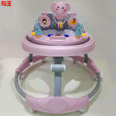High Quality Music Bull Wheel Baby Walker Anti-O-Leg Anti-Rollover Children's Toddler Starting Car