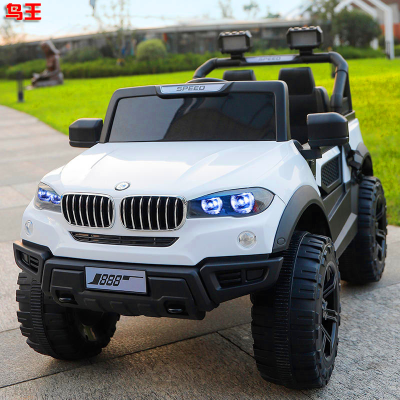 Dual-Drive like Mobile Phone Bluetooth Remote-Control Automobile Stroller Children's Electric Car  off-Road Vehicle