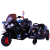 Boy and Girl Baby Toy Car Can Take People Police Car Children's Electric Motor Large Double Tricycle
