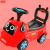 Children's Model Riding Toy Car Children's Push Handle with Canopy Scooter Cute Cartoon Yo Scooter