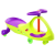 Children's Anti-Rollover Baby's Toy Car Mute Flashing Wheel 1-3-6 Years Old Luge Children Swing Swing Car