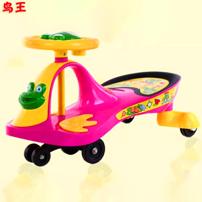 New Frog Mute Shock-Absorbing Baby Baby Swing Car Sliding Bobby Car plus-Sized Music