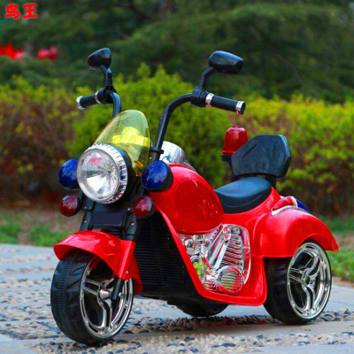 Tricycle Portable Baby Battery Toy Car 2-5 Years Old Boys and Girls Rechargeable Police Car Children's Electric Motor