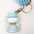 Love Rabbit Keychain PVC Three-Dimensional Doll 3D Cartoon Creative Cute Doll Keychain