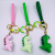 Produce All Kinds of Cartoon Cake Little Dinosaur Keychain Epoxy Three-Dimensional PVC Figurine Cute Soft Glue Gift Hanging Ornaments