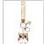 Square Animal Cute Creative Silicone Schoolbag Keychain Doll Key Chain Wholesale Couple Cartoon Car Ornament