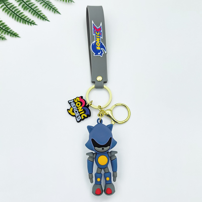 Variable Speed Sonic Doll Key Pendants Cartoon Anime Doll Keychain Jewelry Shop Small Gift in Stock Wholesale
