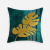 Cross-Border Nordic Style New Pillow Cover Golden Leaf Sofa Cushion Waist Pad Sets Graphic Customization