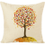 Hot Sale Fresh Lucky Tree Linen Pillow Home Sofa Car Bed Cushion for Leaning on Pillow Cover