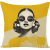 Nordic Yellow Geometric Fashion Pillow Cover Cartoon Gift without Core Car Chair Sofa Cushion