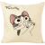 Pillow Cover Ins Style Amazon Exclusive for Cross-Border Linen One Piece Dropshipping Cat Cartoon Anime Head Tilt Kill and Sell Cute