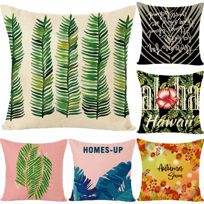 Factory Supply Linen Creative Throw Pillowcase Home Gift Sofa Cushion Home Pillow Cover Set. Printed Logo