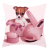 Cross-Border Boston Pink Dog Set Pillow Cover Home Living Room Sofa Cushion Short Plush Pillow Car Cushion