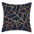 Amazon Hot Home Exclusive for Cross-Border Colorful Geometric Digital Printing Pillow Short-Plush Cushion Lumbar Cushion Cover