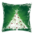 Green Series 2023 New Christmas Pillow Cover Exclusive for Cross-Border Short Plush Throw Pillowcase Bedside Household Supplies
