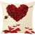 New Hot Sale Valentine's Day Pillow Cover Linen Cushion Red Love Pillow Home Supplies Removable and Washable Cushion Cover