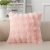 Winter Plush Sofa Cushion Office Car Back Bedside Cushion Pillow Cover without Core Square Pillow