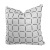 Cross-Border Foreign Trade Handmade Rope Black and White Weaving Checkerboard Cushion Sofa Living Room Cushion Cover Pillow Cover American Style