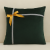 Cross-Border Solid Color Netherlands Velvet Bow Pillow Cover Simple Nordic Style Home Sofa and Bedside Cushion Lumbar Pillow