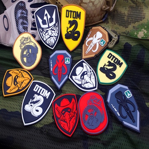 魔术贴TAD臂章户外战术背心地狱蛇士气章军迷徽章肩章背包配饰