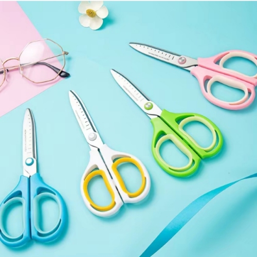 daily necessities scissors office scissors 6-inch smiley scissors hairdressing scissors scissors for students