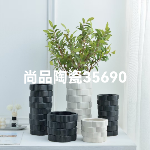 european and american chinese style simple fashion ceramic vase office table vase crafts decoration