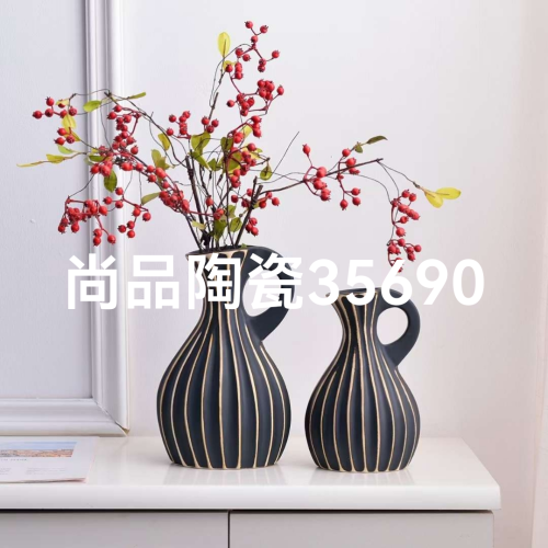 creative ceramic vase light luxury style simple desk tv cabinet decoration crafts ceramic vase
