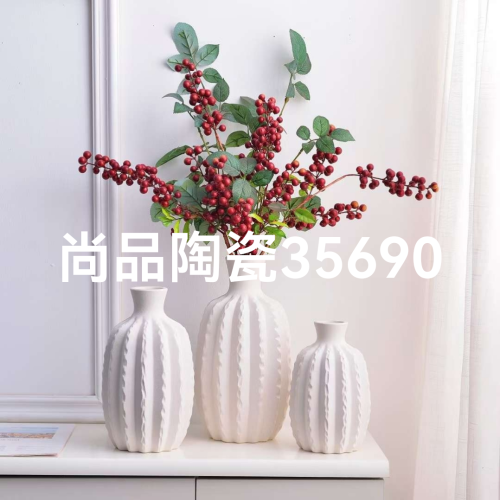 creative ceramic vase home soft outfit crafts decorative flower vase office bookcase decoration