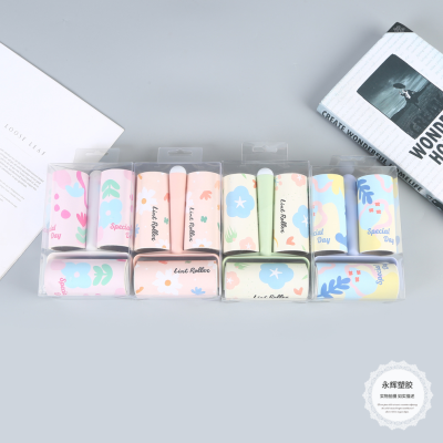 Transparent Plastic Box Packaging Replaceable Roller Dust Sticking Paper Sticky Hair Roll except Felt Ash Clothes Stick Hair Roll Paper
