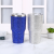 Crystal Travel Coffee Mug Spill Proof 13oz Insulated Coffee Cup with Seal Lid 304 Vacuum Stainless Steel Coffee Tumbler