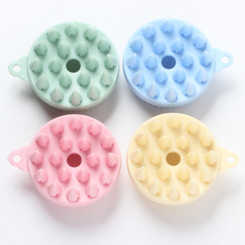 factory wholesale hair washing artifact silicone shampoo brush head scalp massage brush bath brush bath tools