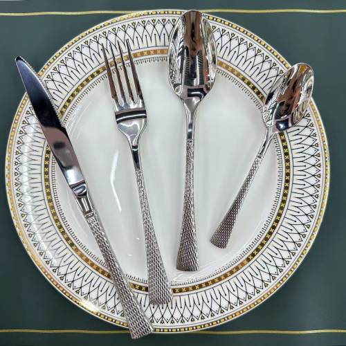 Foreign Trade Hot Selling Stainless Steel Tableware European-Style High-End 304 Western Food Knife， Fork， Spoon， Tea Spoon， Hotel Supermarket Wholesale Exclusive