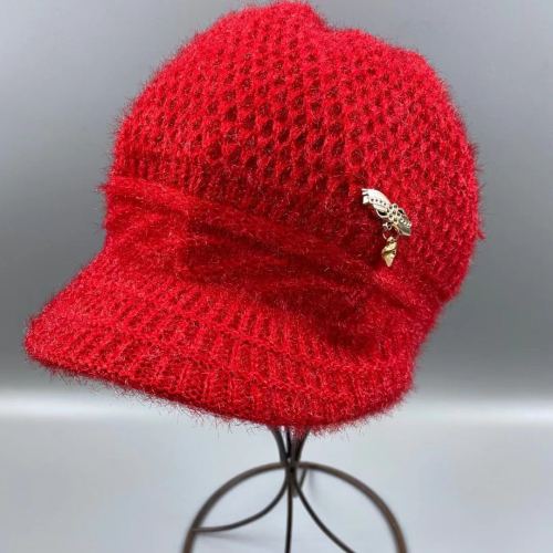Cross-Border New Arrival Hat Fleece-lined Thickened Mother Knitted Hat Winter Outdoors Cold Protection Earflaps Woolen Cap