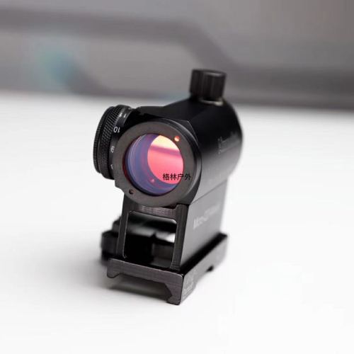 red dot quick release hollow base sight in t1s red film high transparent hd t1 red dot aiming detachable high bottom aiming