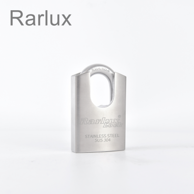 Rarlux 304 Stainless Steel Padlock Anti-Theft Lock Head Property Warehouse Lock Half Pack Beam Outdoor Anti-Rust Lock