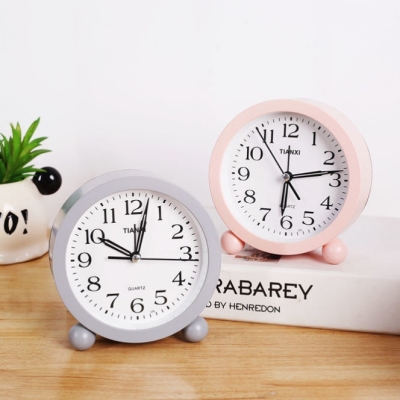 Old Man Clock Big Word Clear Dial Simple Modern Alarm Clock Creative Idyllic Alarm Clock Cute Children Bedside Alarm Clock