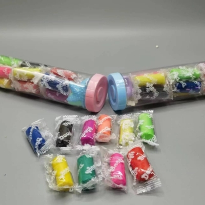 Wholesale New 10G Bulk Candy Packaging Plasticene Children's Flour Colored Clay Handmade Diy Creative Toys