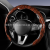 2024 New Peach Wood Grain 5D Headband Bule Car Steering Wheel Cover