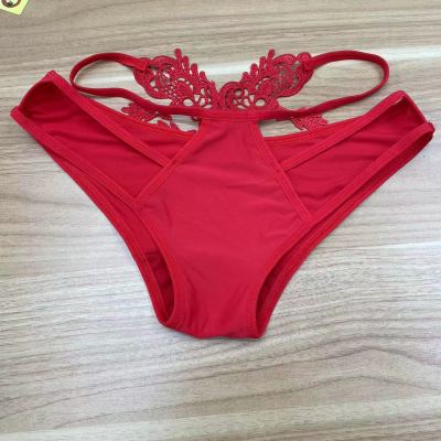Underwear Women's Underwear Lace Women's Shorts Briefs Red Panties Shorts Lace