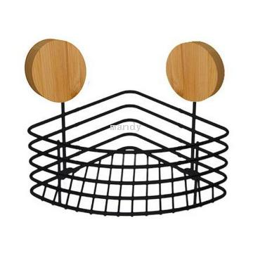 [manti home] iron door hook bamboo sticky hook kitchen cabinet hook multi-function row hook bathroom hook punch-free
