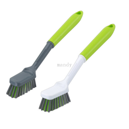[Mandi] Silicone Cup Brush Long Handle Cup Brush No Dead Angle Household Pacifier Brush Cleaning and Washing Cup Brush Cup Brush Sub Bottle Brush