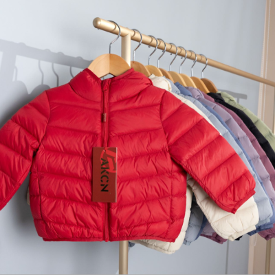New Children's down and Wadded Jacket Lightweight Medium and Large Children's Clothing down Cotton-Padded Coat Autumn and Winter Cotton-Padded Jacket