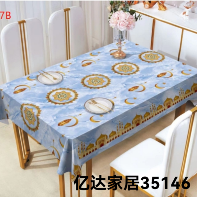 2023 New Pvc Printed Zhai, Moon Tablecloth