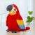 Internet Hot Rechargeable Toy Parrot Luminous Toy Singing Toy Happy Sister Factory Direct Sales