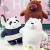 25cm Three Bears Plush Toy Birthday Gift Wedding Gifts Factory Direct Sales