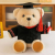Graduation Little Bear Doll Bachelor's Clothing Doll Master's Doctor Bear Plush Toy Graduation Season Gift Printed School Badge Logo