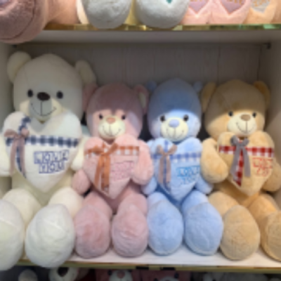 Cute Bear Doll Pillow Wholesale Bow Little Bear Plush Toys Teddy Bear Doll Girls Gifts