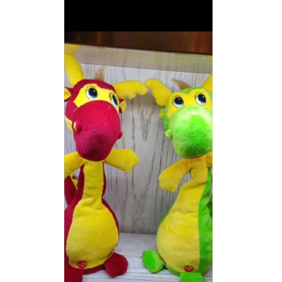 New Dinosaur Plush Toy Electric Toy Twist Toy Learn to Speak