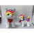 Simulation Rainbow Color Cat Doll Plush Toy Doll Sleep Muppet Cat